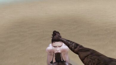 "A hot summer day at the beach leads to a steamy encounter between two attractive strangers."