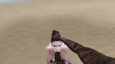 A hot summer day at the beach leads to a steamy encounter between two attractive strangers.