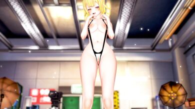 '"One-Eyed Cobby" and His "Papa Love Appeal Dance" with Bikini-Clad Stripper Sling in Ultra High Definition Quality - Featuring Hoshikawa Sara'