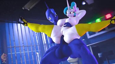 "The Power of the Sun and Moon: Celestia and Luna's Hentai Awakening"