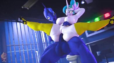 "The Power of the Sun and Moon: Celestia and Luna's Hentai Awakening"