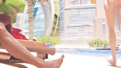 'Sexy Overwatch Agents Masturbate on the Beach'