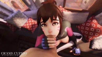 Watch Dva, the lovable and adorable Overwatch character, as she takes on the world of online pornography in this sensual compilation.