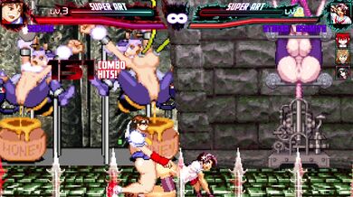 A futa and a sakura tree enjoy the company of two girls on their branches, blossoming with desire in a sensual, x-rated adventure.