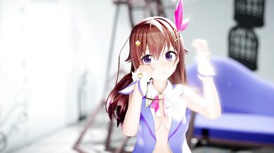 'Space Queen Tokino Sora Strips Off on a Galactic Planet Loop!'