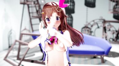 'Space Queen Tokino Sora Strips Off on a Galactic Planet Loop!'