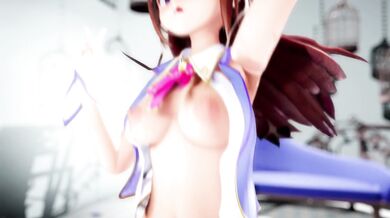 'Space Queen Tokino Sora Strips Off on a Galactic Planet Loop!'