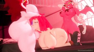 'Futa Mommy Mayday and Futa Verosika Ragatha fucking'