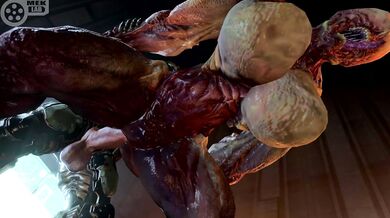 'Demoness of darkness seduces doomslayer, but finds true love in his blade'