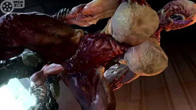 'Demoness of darkness seduces doomslayer, but finds true love in his blade'