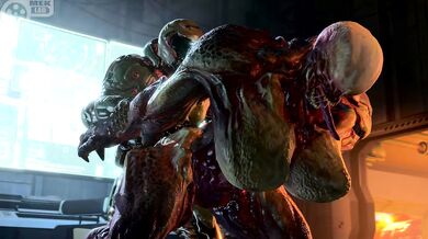 'Bloodied and Beaten, the Doomslayer claims a Hellish Victim'