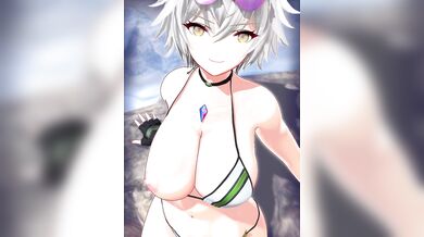 "Busty Blob Cum Gusher! Naughty Naels Teasing Tits"