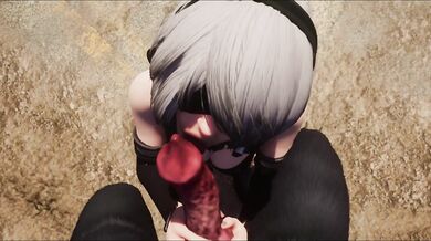 'Double-penetration blowjob from a POV angle.'