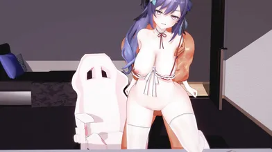 "Groovy Hentai Dance Party - Keqing Sex Shuffle"