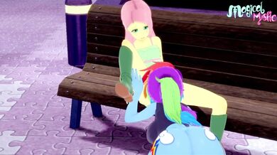 Two normal friends bonding at the park gets magically transformed by Magical Mystic VA.