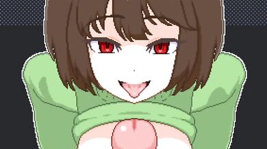 'Cosplay Chara Titfuck Cumshot Edit'
