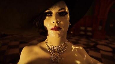 'Celeste Claire and Dimitrescu Boobjob in the bedroom. Amateur SFM.'