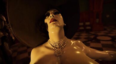'Celeste Claire and Dimitrescu Boobjob in the bedroom. Amateur SFM.'