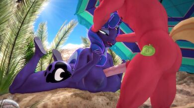 'Riding the Moonlit Night: A Lubricated Hoof Art'