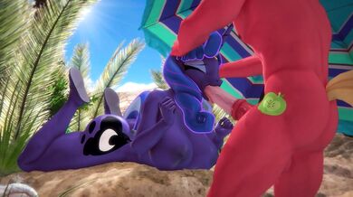 'Riding the Moonlit Night: A Lubricated Hoof Art'