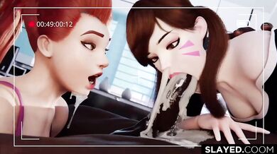 "Rewatching Overwatch in Blacklight with D.va as a horny maid, BBC PMV style."