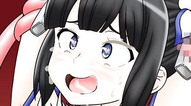 "Hestia, the goddess of hearth and home, engages in a heated battle with kuromaru's sexual prowess."