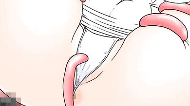 "Hestia, the goddess of hearth and home, engages in a heated battle with kuromaru's sexual prowess."