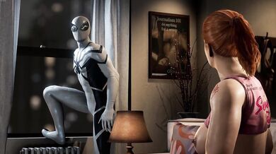 'Spider-Man’s MJ, a cumslut in remastered porn!'