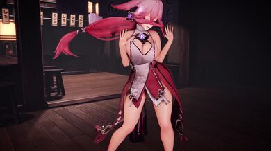 "Sensual Dance with the Gentleman and Yae Miko"