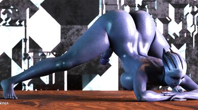 "Hentai Bingo: The Jack-o-Lantern Challenge with Liara"