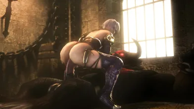 Massive Minotaur Beast, Chained and Ready to Ride - A Hentai Adventure with Ivy Valentine