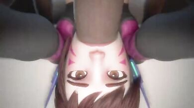 "Assassin D.VA's Face Drills with Xavier3D: A Hentai Video"