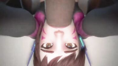 "Assassin D.VA's Face Drills with Xavier3D: A Hentai Video"
