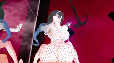 'Busted busty blonde babes are bent over and plowed in the powdery snow by their horny husbands while Katya watches on, begging to be fucked too.'