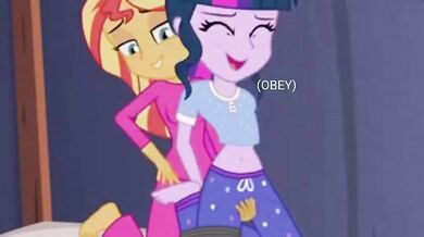 'Master Sunset Shimmer enslaves Twilight Sparkle!'