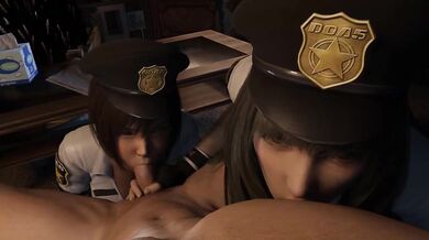 "Final Fantasy X-Hentai Double Blow Job with Kyrie and Yuffie Sound"