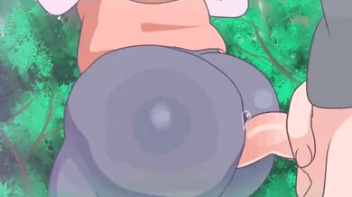 'Sakura's Tongue-Lashing and Breast Teasing by Naruto, In Front of the Whole Village!'