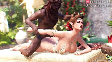 'Breast-Fu Master Lulu Gets Drunk and Fucked in Hammerfell!'