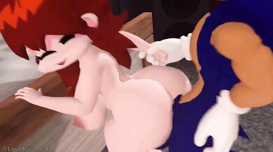 "His Girlfriend's Sonic Adventure in a World of Hentai."