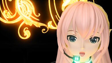 A sexy girl named Luka performs a nude dance, with her skin covered in black gold paint, leaving nothing to the imagination.