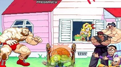 Hentai: Evil Ryu vs Android 18 - The Ultimate Battle for Cybernetic Supremacy