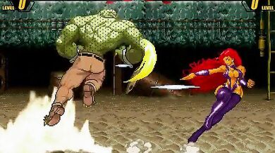 "Sexy Superheroes Battle in Lustful Action"