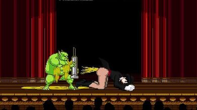 The Masked Magicianess and the Shape-Shifting Seductress engage in a steamy showdown of spells and sexuality.