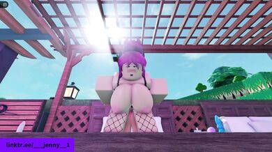 'Blonde bimbo is taken from behind by a furry crossdresser'