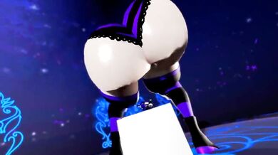 'Jinx, the voluptuous demon, demolishes Raven with her sexy curves and round ass in an explosive hentai video.'