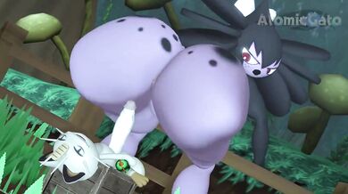 'Gothitelle found herself in a predicament when her master requested for an erotic massage.'