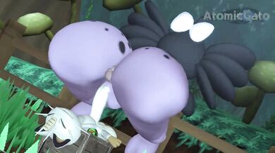 'Gothitelle found herself in a predicament when her master requested for an erotic massage.'