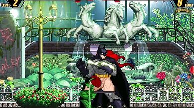 Batman battles against Poison Ivy in a sexy and steamy showdown!