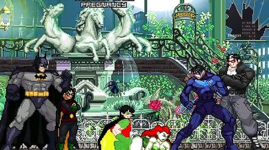 Batman battles against Poison Ivy in a sexy and steamy showdown!