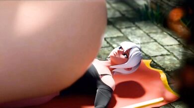 'Sexy witch casts a spell on two friends'